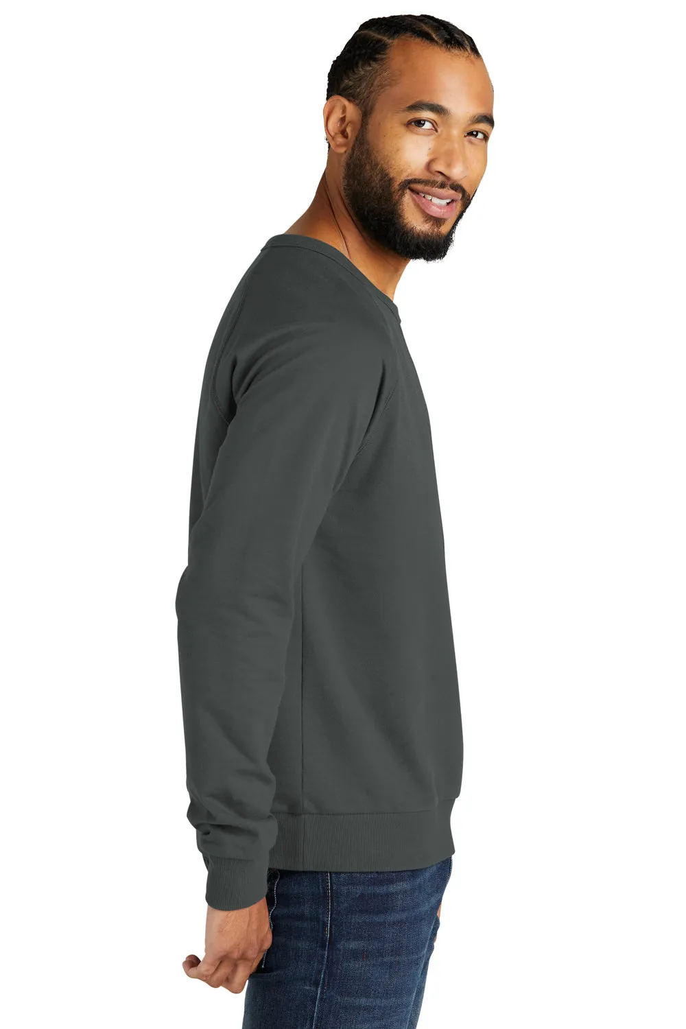 Allmade Mens Organic French Terry Crewneck Sweatshirt - Terrain Grey