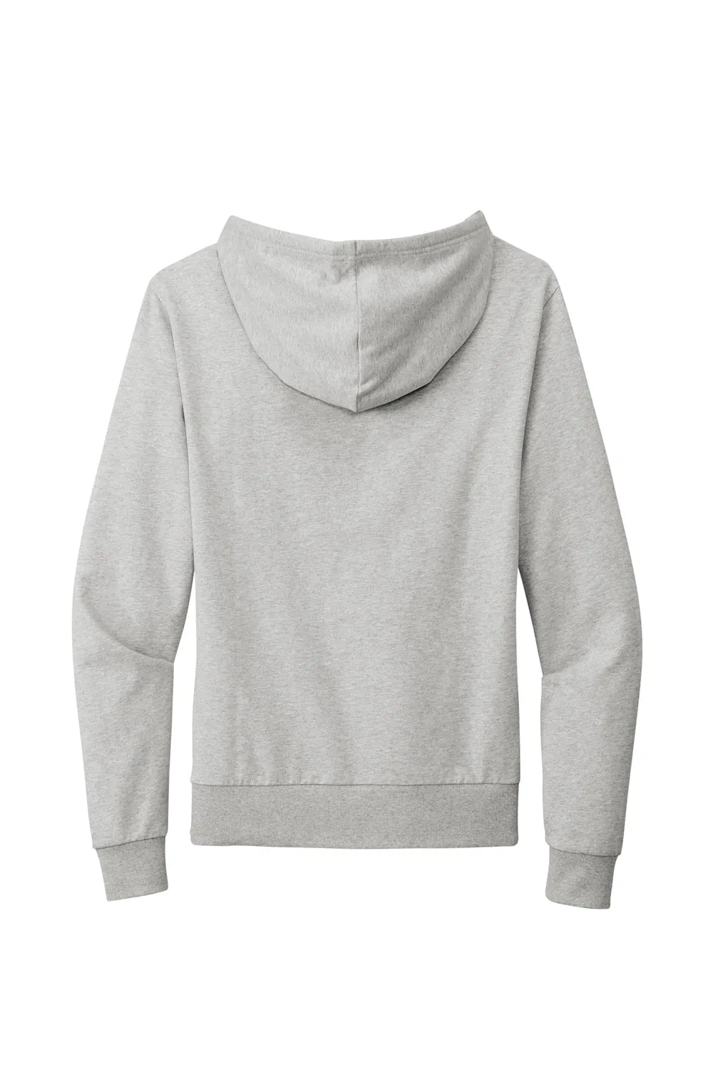 Allmade Mens Organic French Terry Hooded Sweatshirt Hoodie w/ Pouch Pocket - Heather Granite Grey