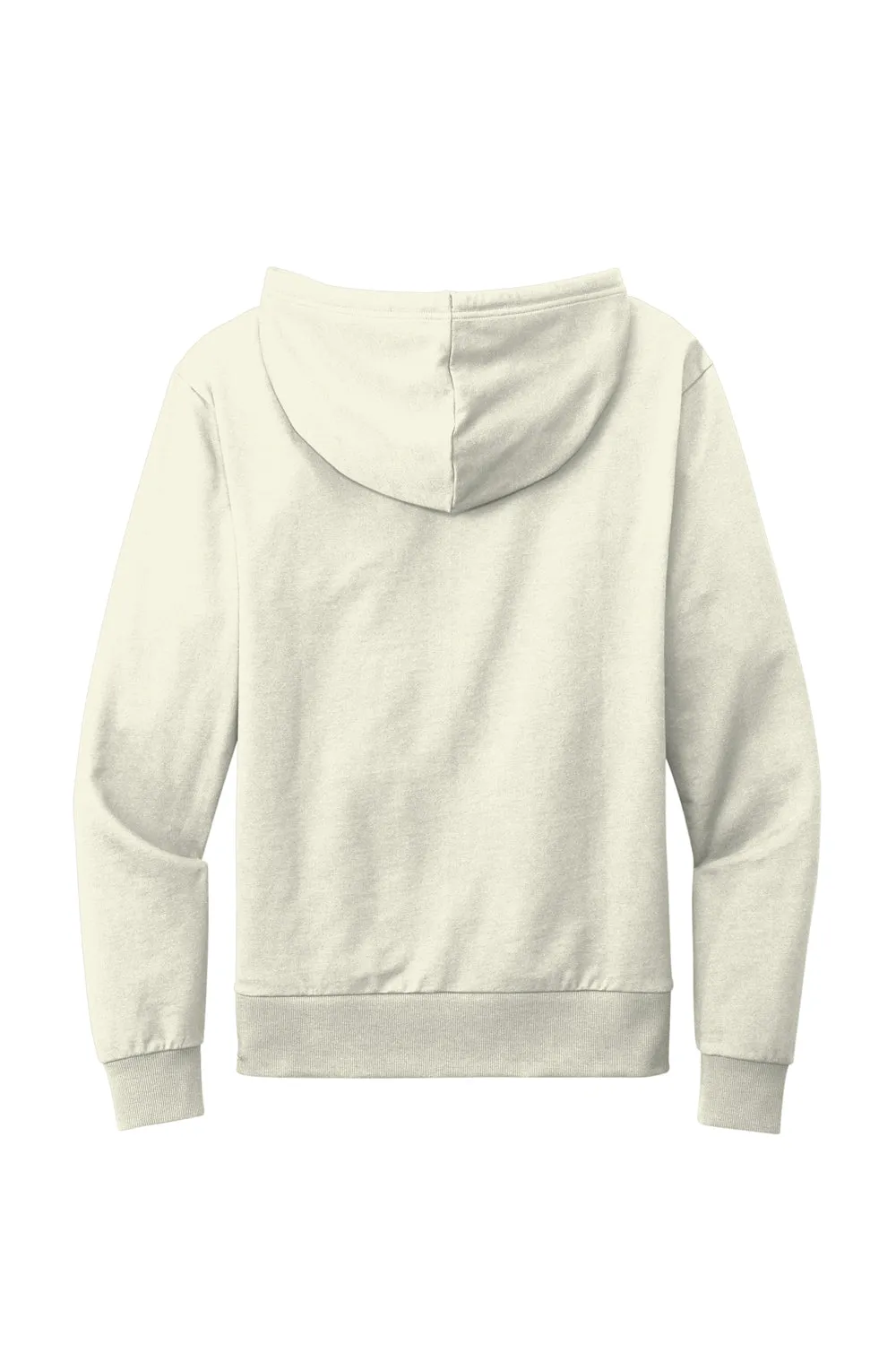 Allmade Mens Organic French Terry Hooded Sweatshirt Hoodie w/ Pouch Pocket - White Sand
