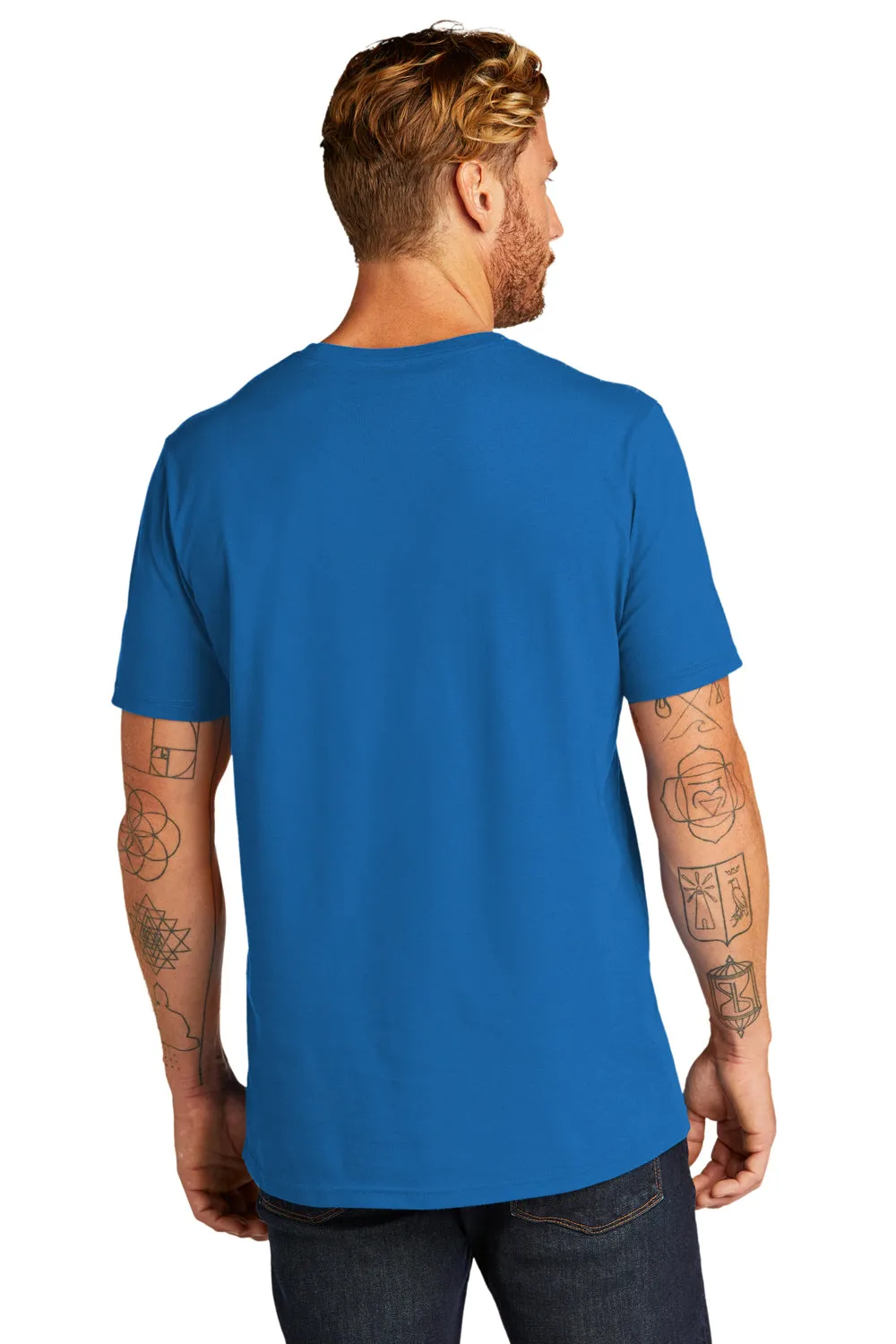 Allmade Mens Organic Short Sleeve Crewneck T-Shirt - Beacon Blue