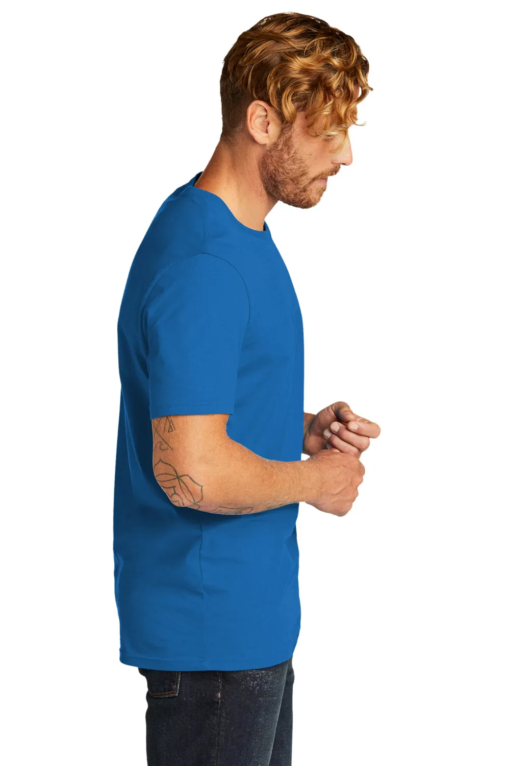 Allmade Mens Organic Short Sleeve Crewneck T-Shirt - Beacon Blue