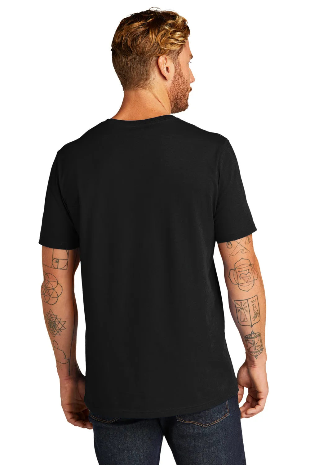 Allmade Mens Organic Short Sleeve Crewneck T-Shirt - Deep Black