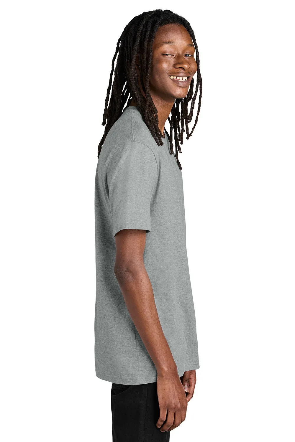 Allmade Mens Organic Short Sleeve Crewneck T-Shirt - Heather Granite Grey