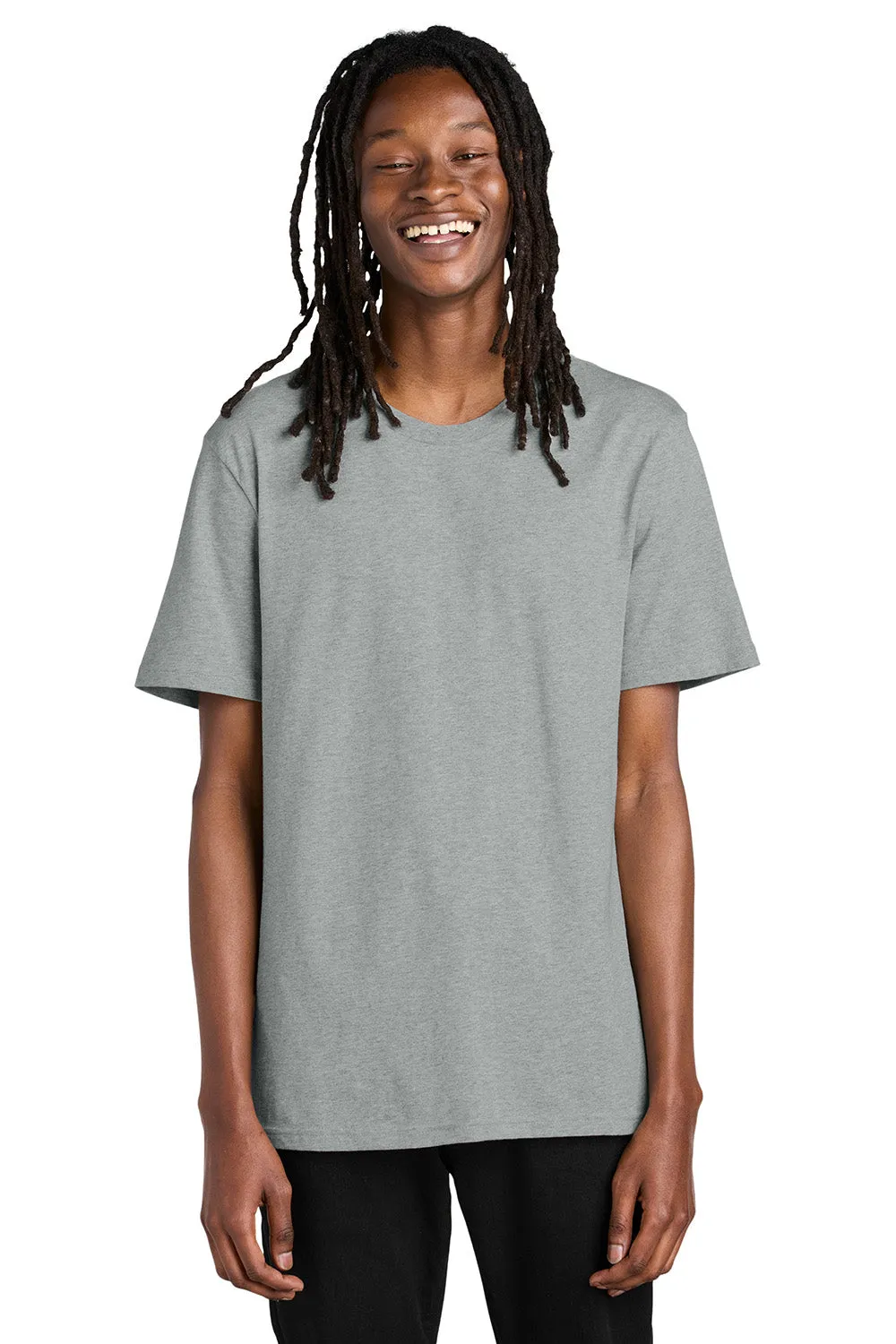 Allmade Mens Organic Short Sleeve Crewneck T-Shirt - Heather Granite Grey
