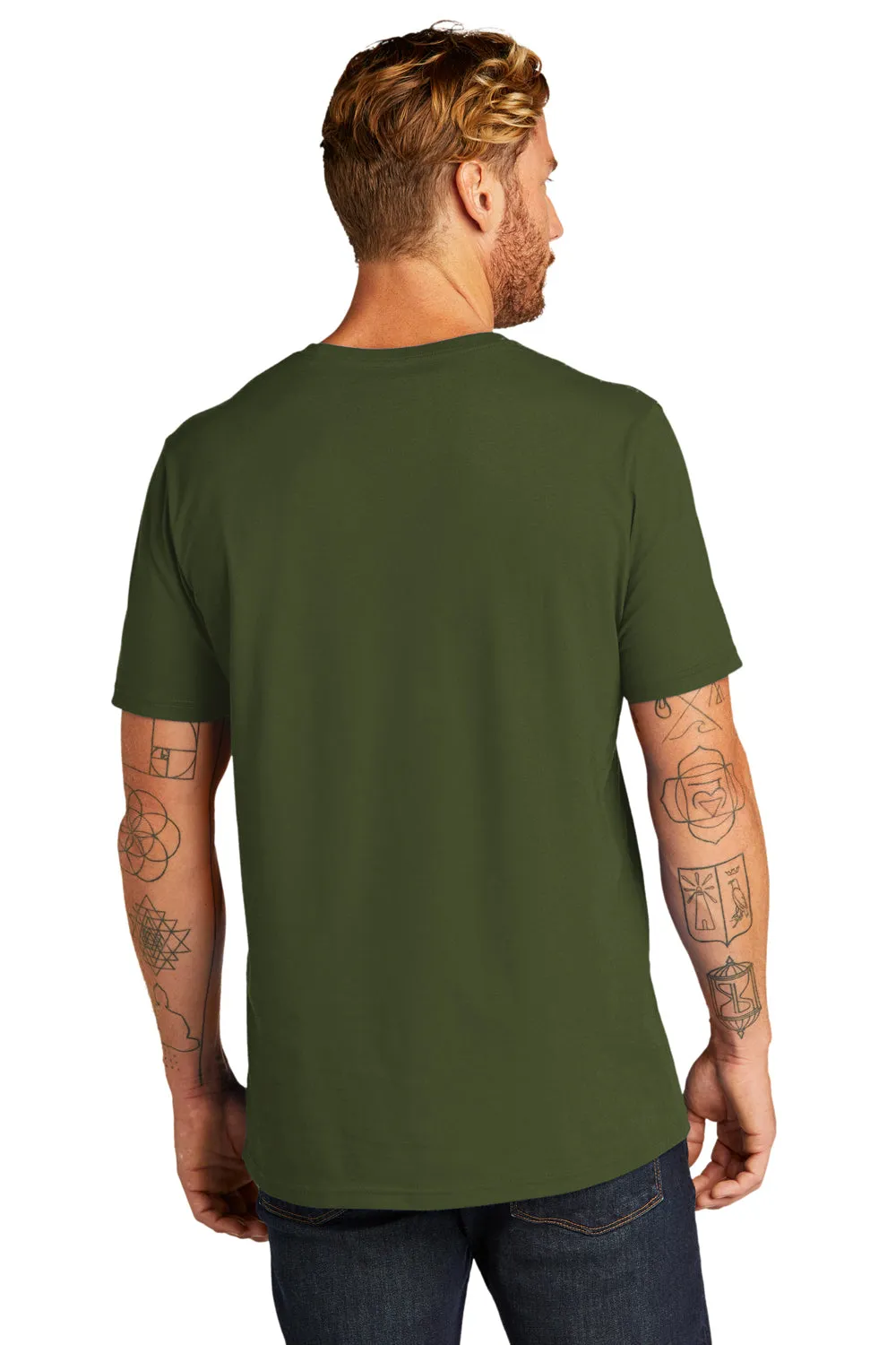 Allmade Mens Organic Short Sleeve Crewneck T-Shirt - Herb Green