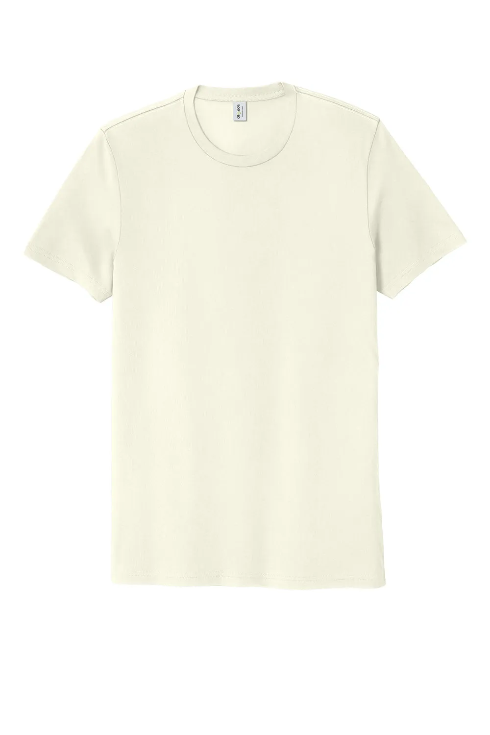 Allmade Mens Organic Short Sleeve Crewneck T-Shirt - White Sand
