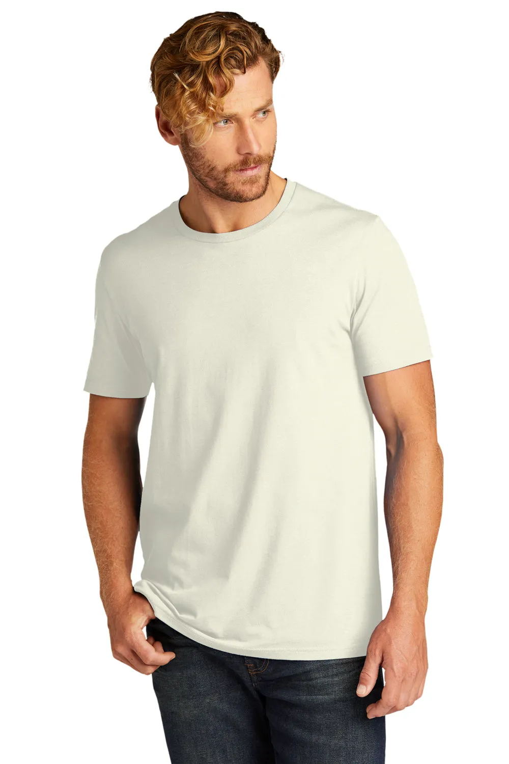 Allmade Mens Organic Short Sleeve Crewneck T-Shirt - White Sand