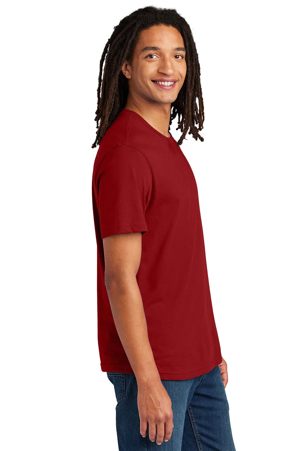 Allmade Mens Recycled Short Sleeve Crewneck T-Shirt - Beet Red