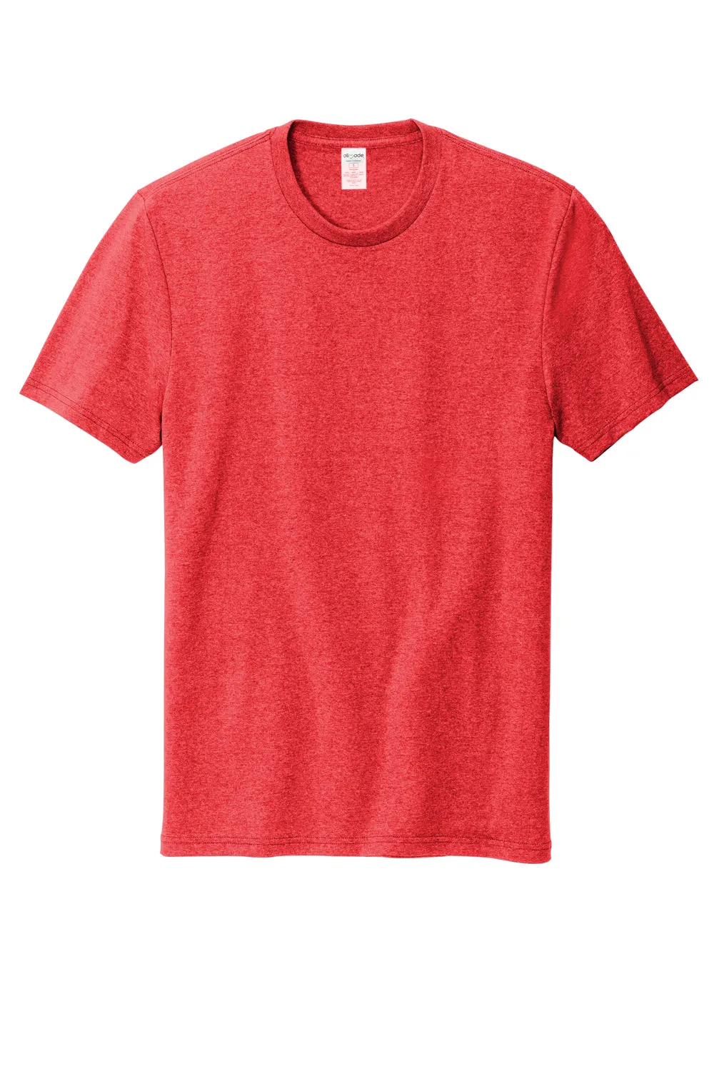 Allmade Mens Recycled Short Sleeve Crewneck T-Shirt - Heather Red