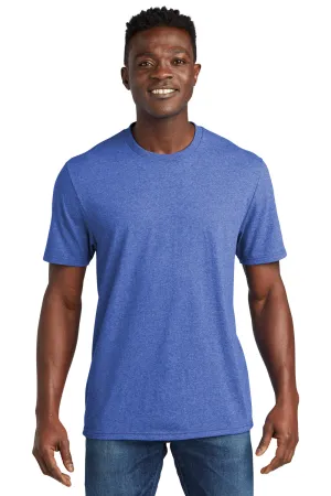 Allmade Mens Recycled Short Sleeve Crewneck T-Shirt - Heather Royal Blue