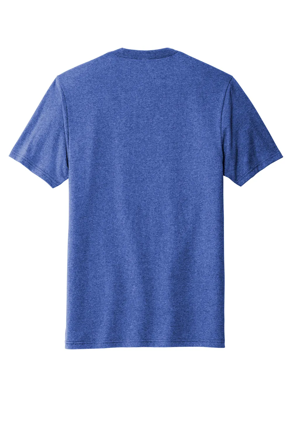Allmade Mens Recycled Short Sleeve Crewneck T-Shirt - Heather Royal Blue