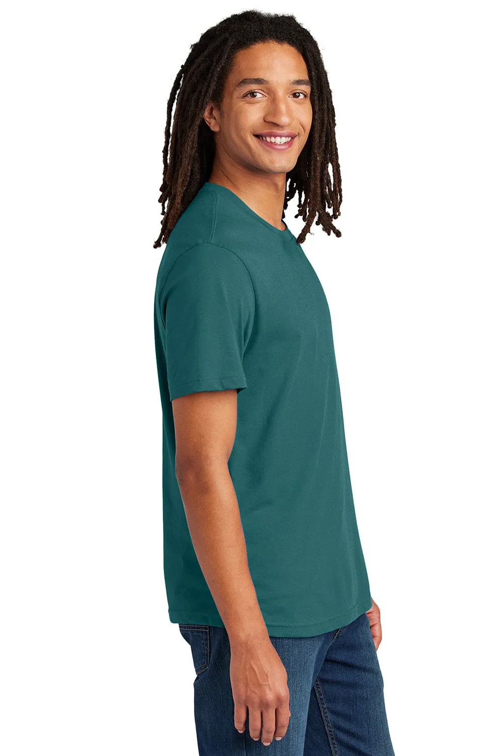 Allmade Mens Recycled Short Sleeve Crewneck T-Shirt - Oceanic Teal Blue