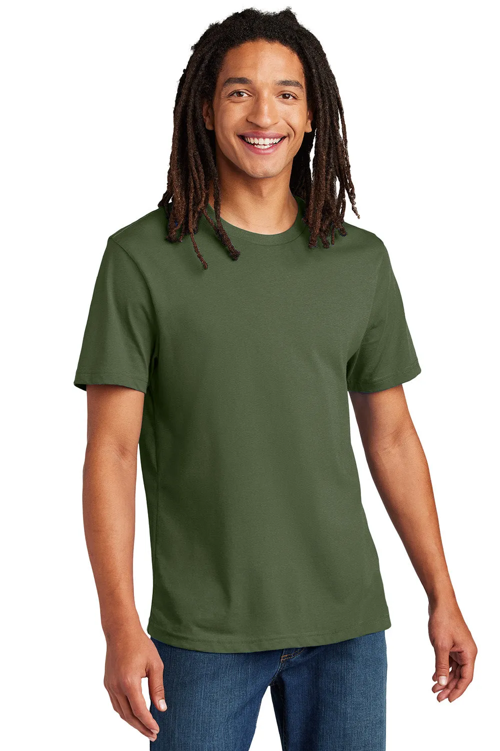 Allmade Mens Recycled Short Sleeve Crewneck T-Shirt - Olive You Green