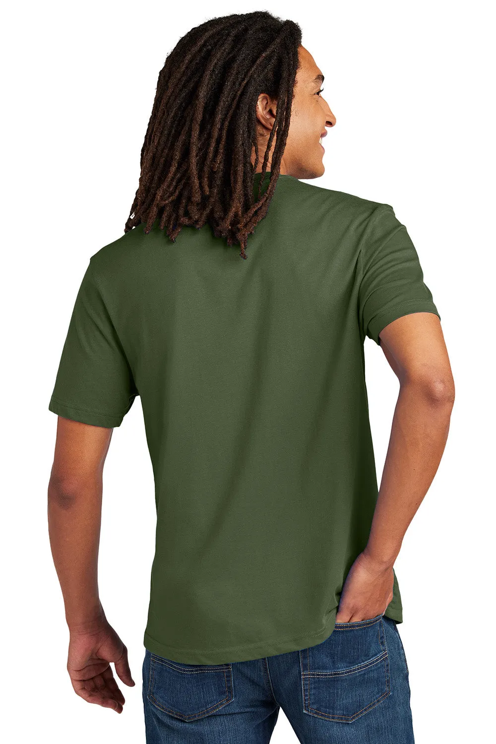 Allmade Mens Recycled Short Sleeve Crewneck T-Shirt - Olive You Green