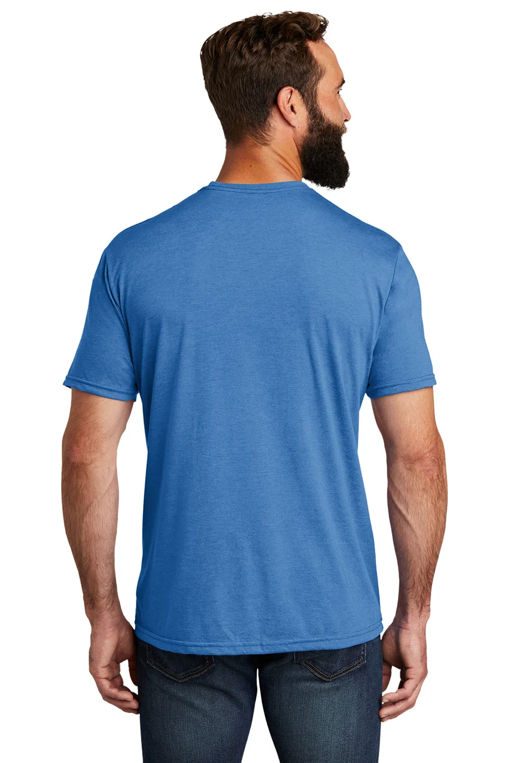 Allmade Mens Short Sleeve Crewneck T-Shirt - Azure Blue