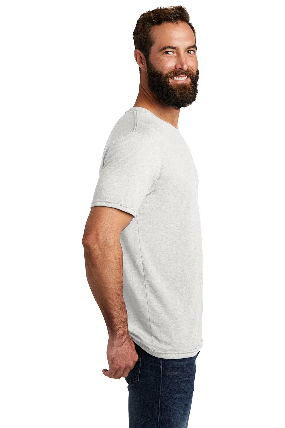 Allmade Mens Short Sleeve Crewneck T-Shirt - Fairly White