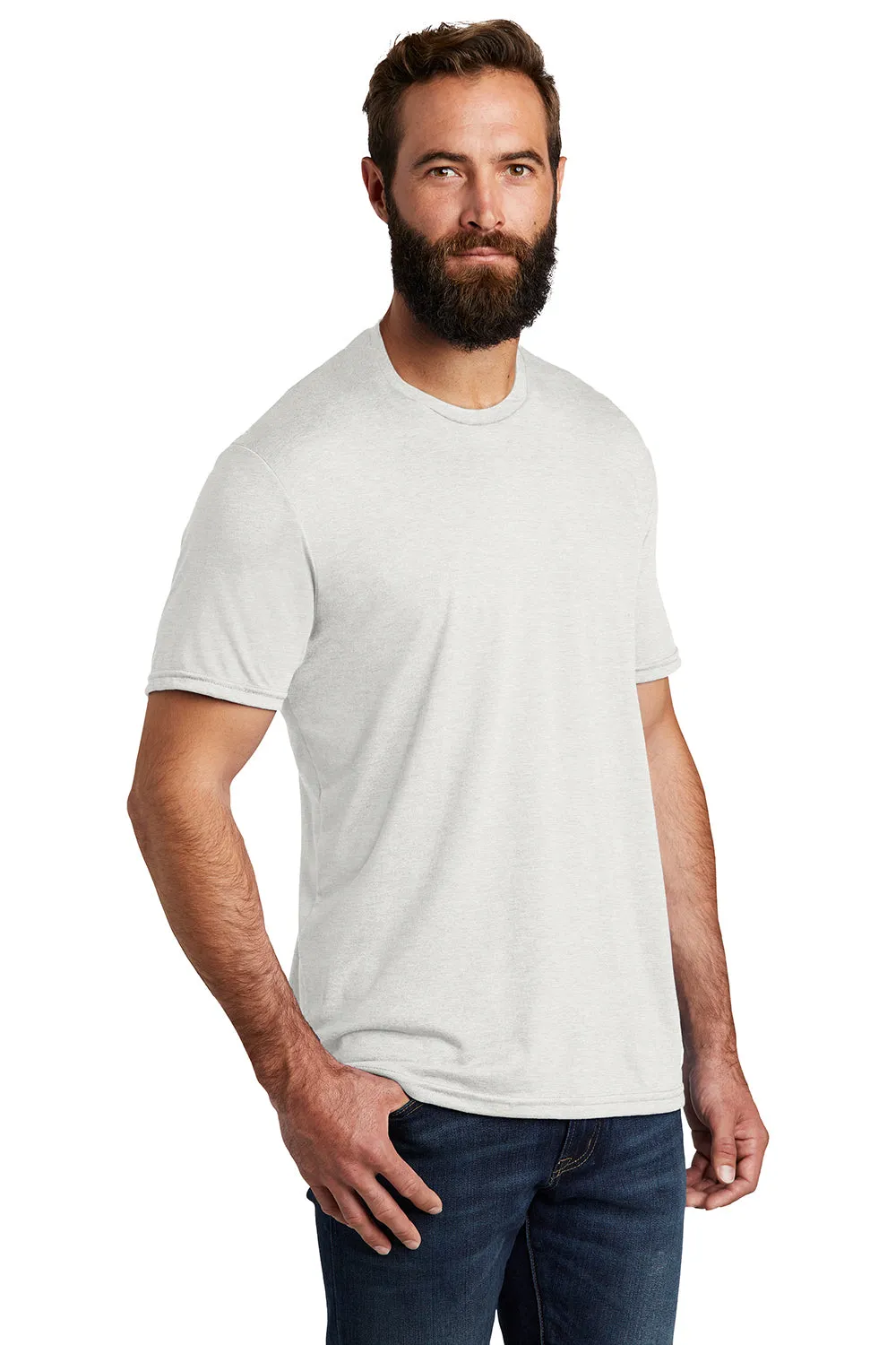 Allmade Mens Short Sleeve Crewneck T-Shirt - Fairly White