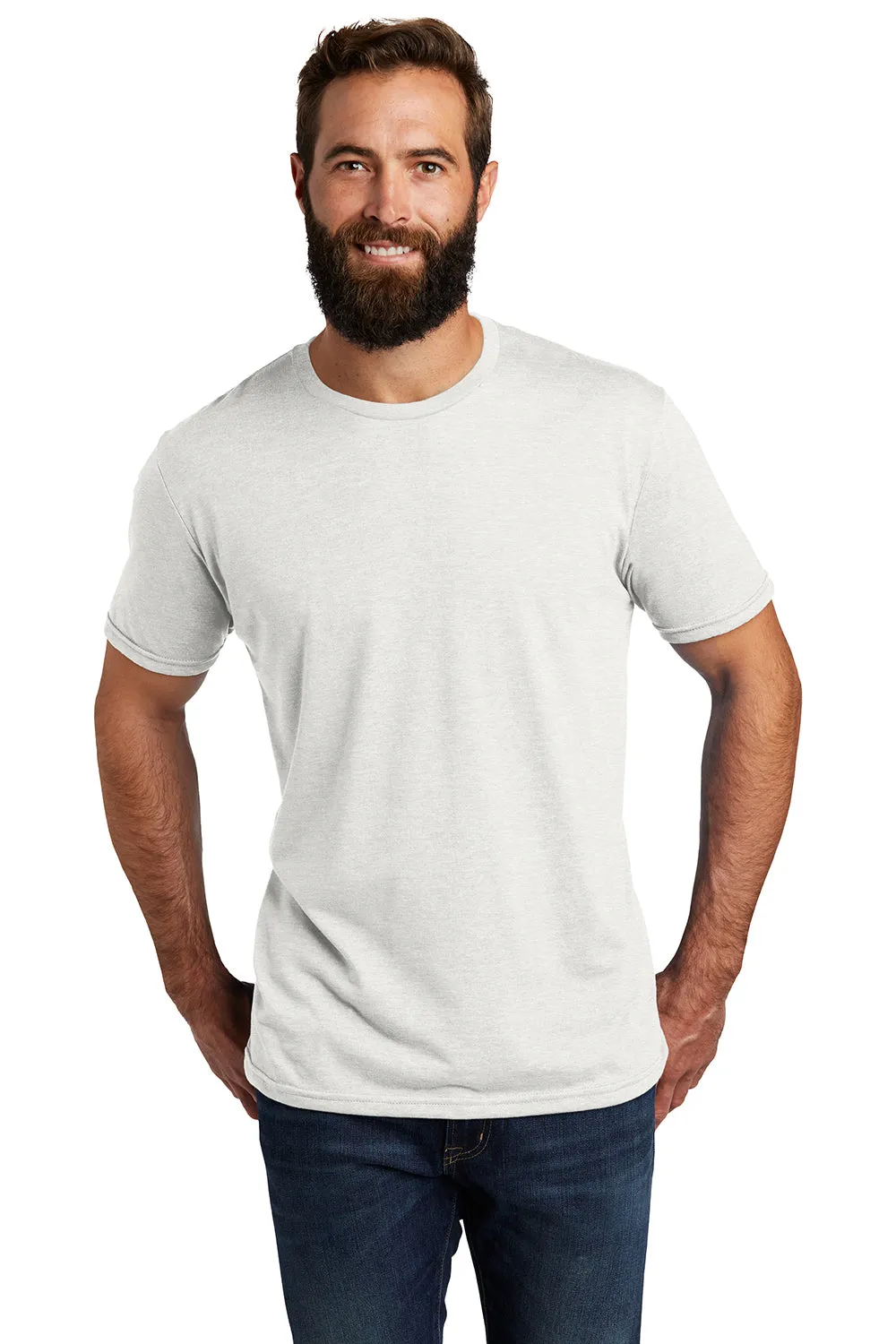 Allmade Mens Short Sleeve Crewneck T-Shirt - Fairly White