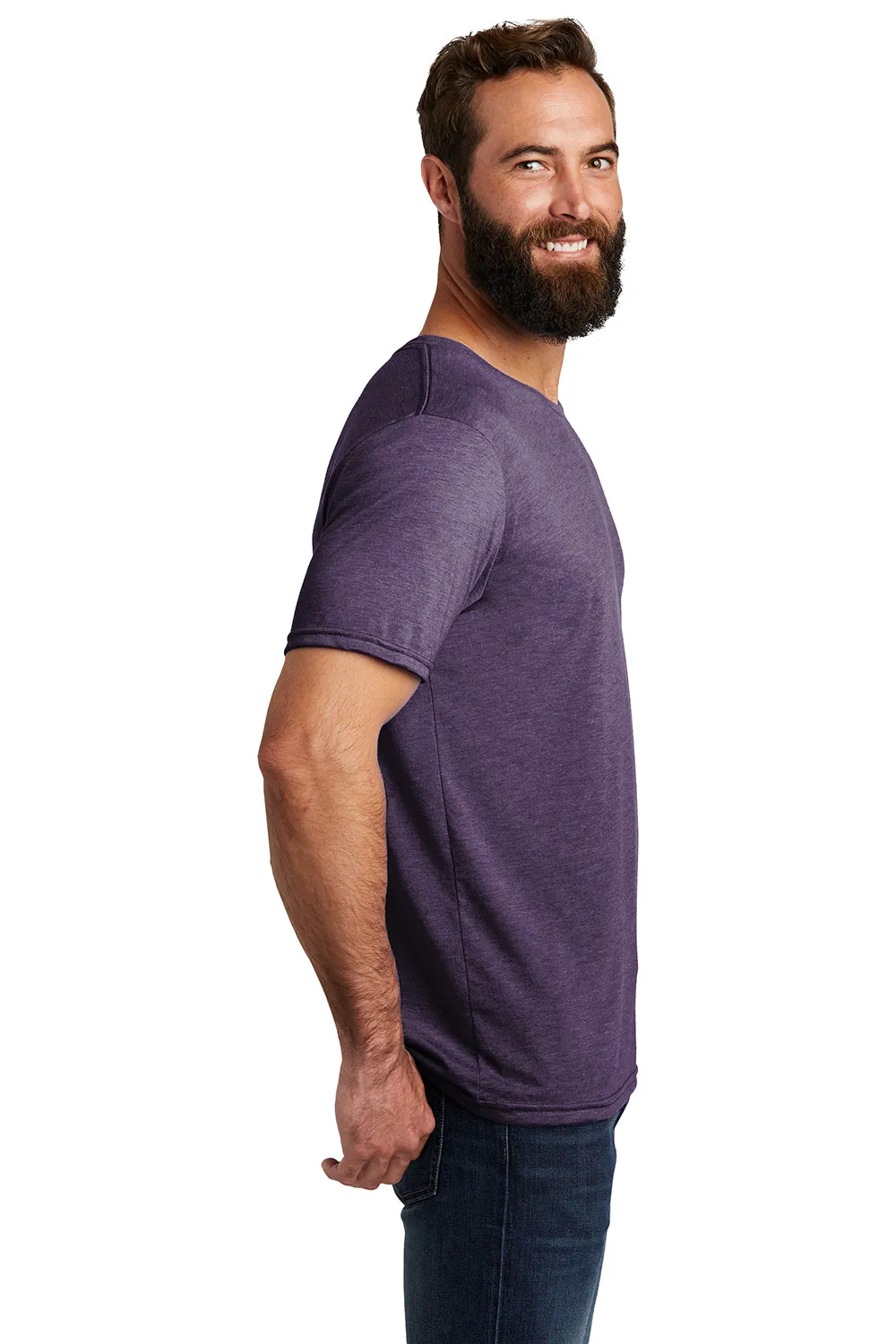 Allmade Mens Short Sleeve Crewneck T-Shirt - Huckleberry Purple