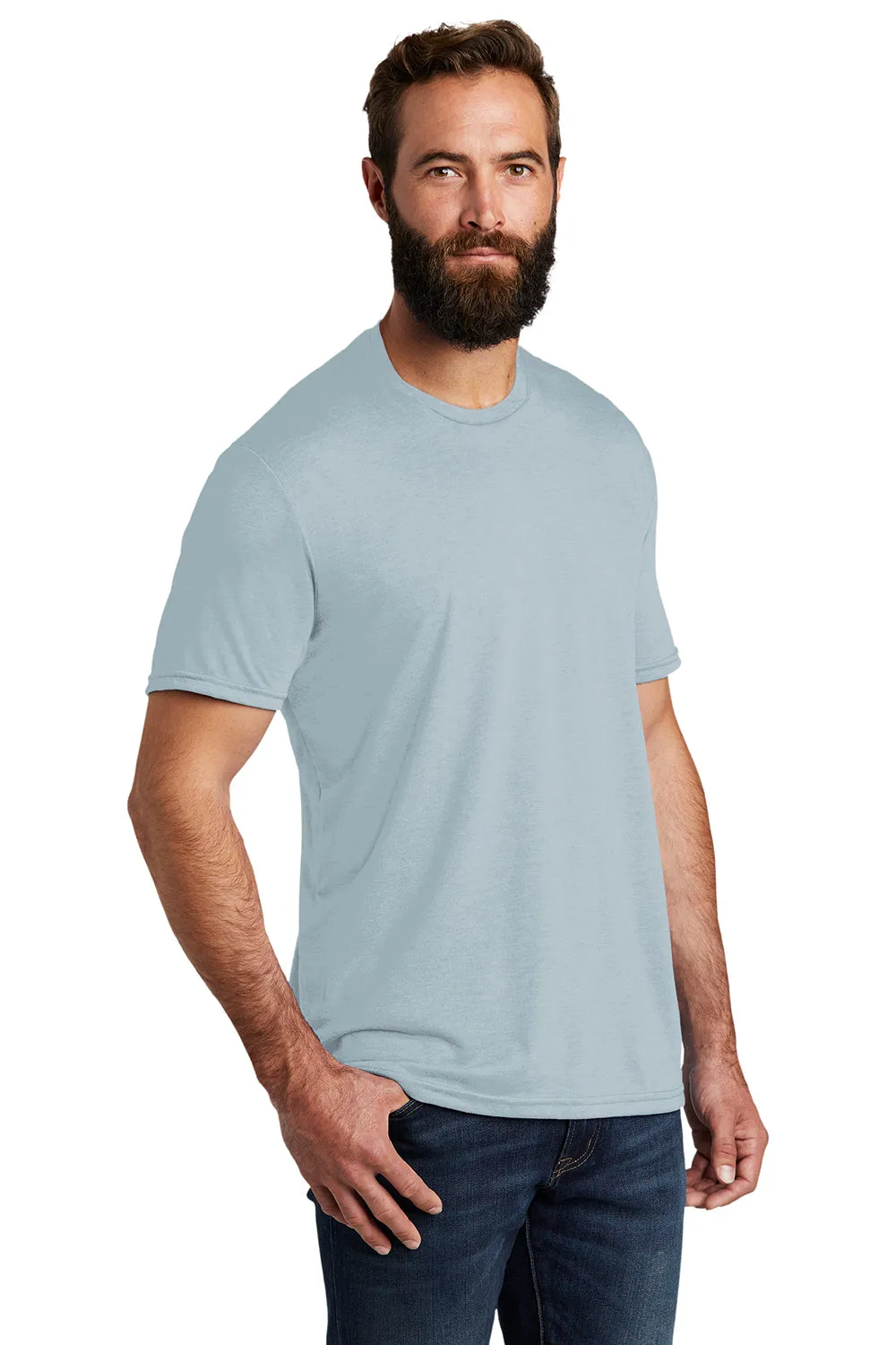 Allmade Mens Short Sleeve Crewneck T-Shirt - I Like You Blue