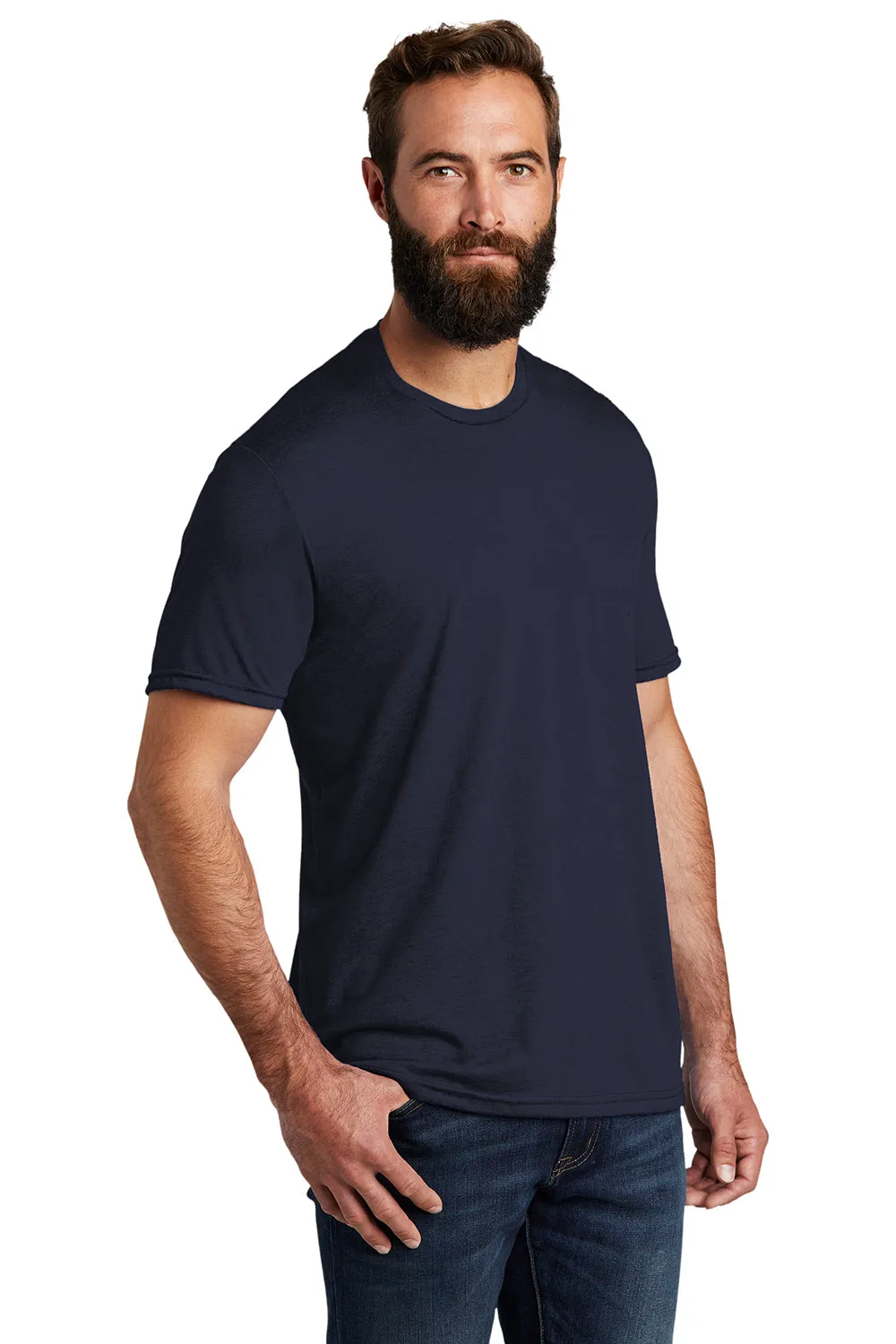 Allmade Mens Short Sleeve Crewneck T-Shirt - Night Sky Navy Blue