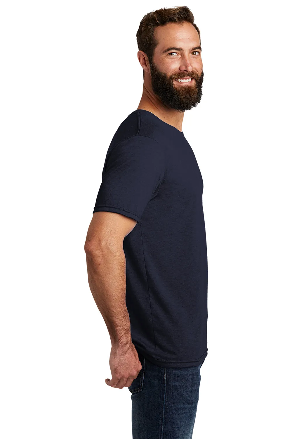 Allmade Mens Short Sleeve Crewneck T-Shirt - Night Sky Navy Blue