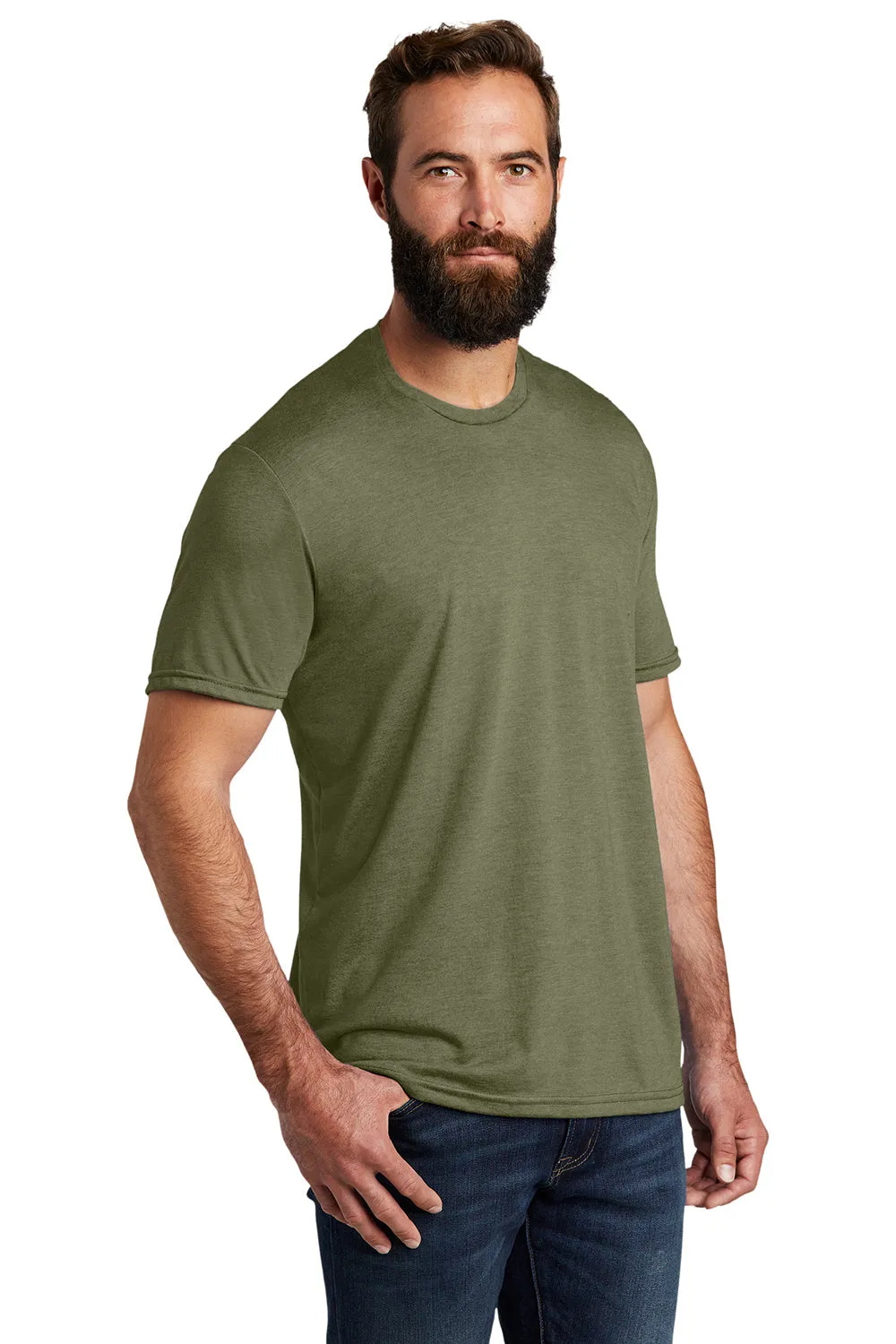 Allmade Mens Short Sleeve Crewneck T-Shirt - Olive You Green