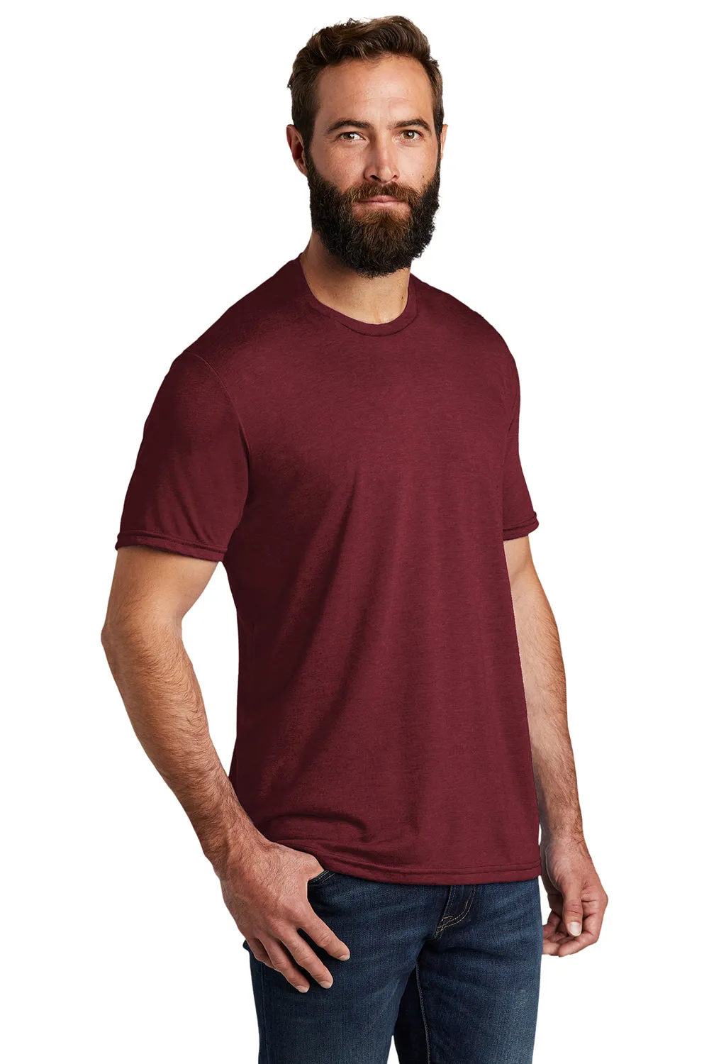 Allmade Mens Short Sleeve Crewneck T-Shirt - Vino Red