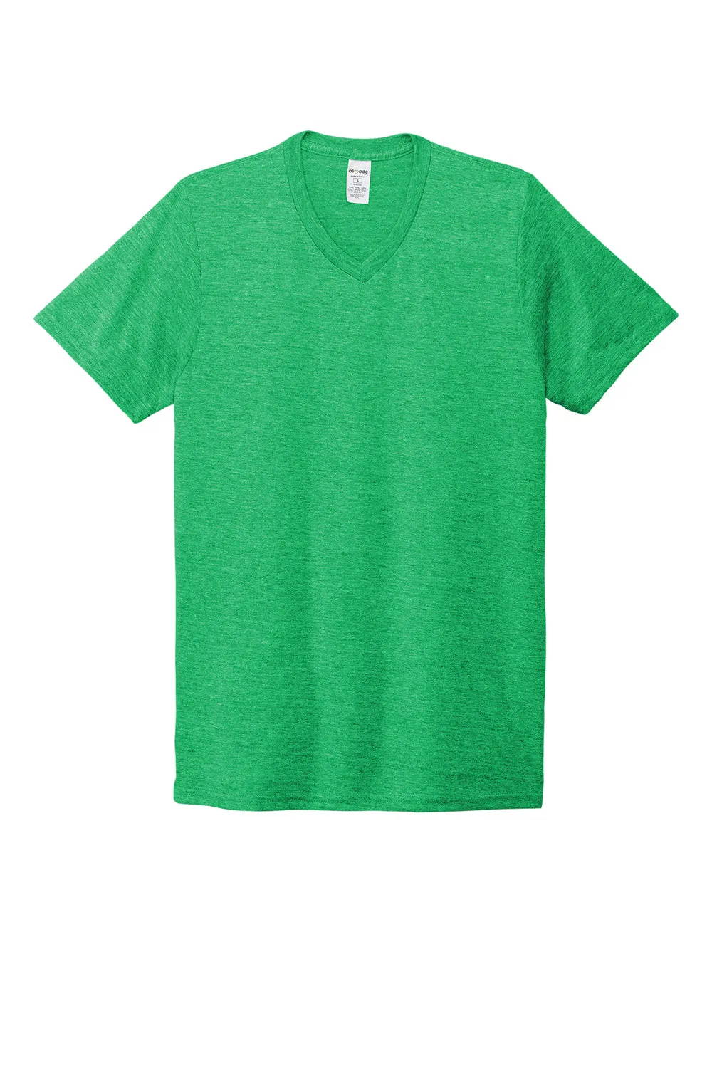 Allmade Mens Short Sleeve V-Neck T-Shirt - Enviro Green