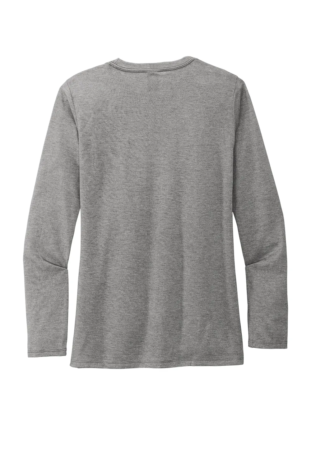 Allmade Womens Long Sleeve Crewneck T-Shirt - Aluminum Grey