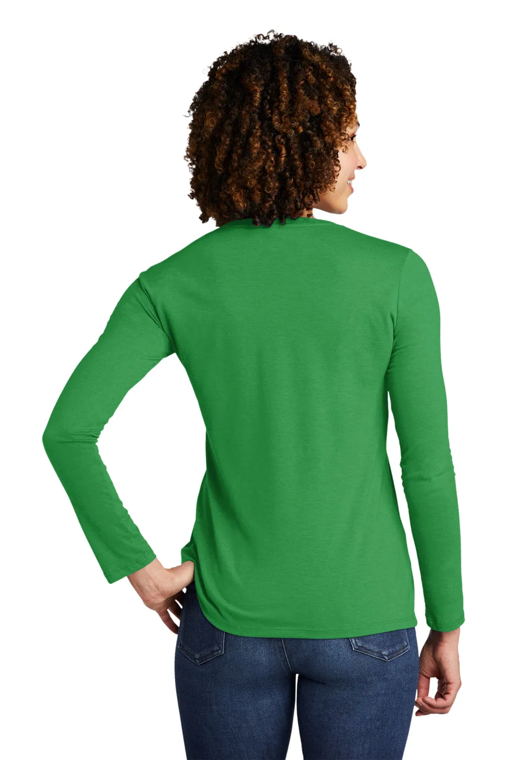 Allmade Womens Long Sleeve Crewneck T-Shirt - Enviro Green