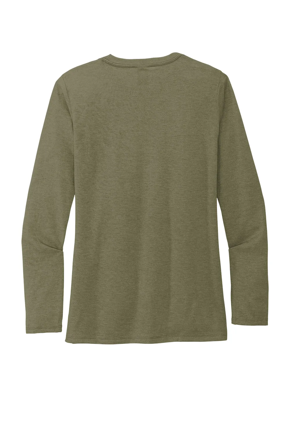 Allmade Womens Long Sleeve Crewneck T-Shirt - Olive You Green
