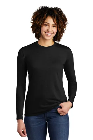 Allmade Womens Long Sleeve Crewneck T-Shirt - Space Black