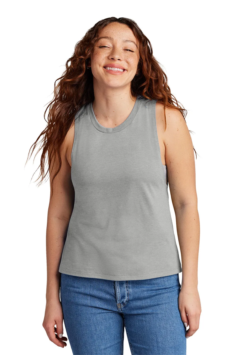 Allmade Womens Muscle Tank Top - Aluminum Grey