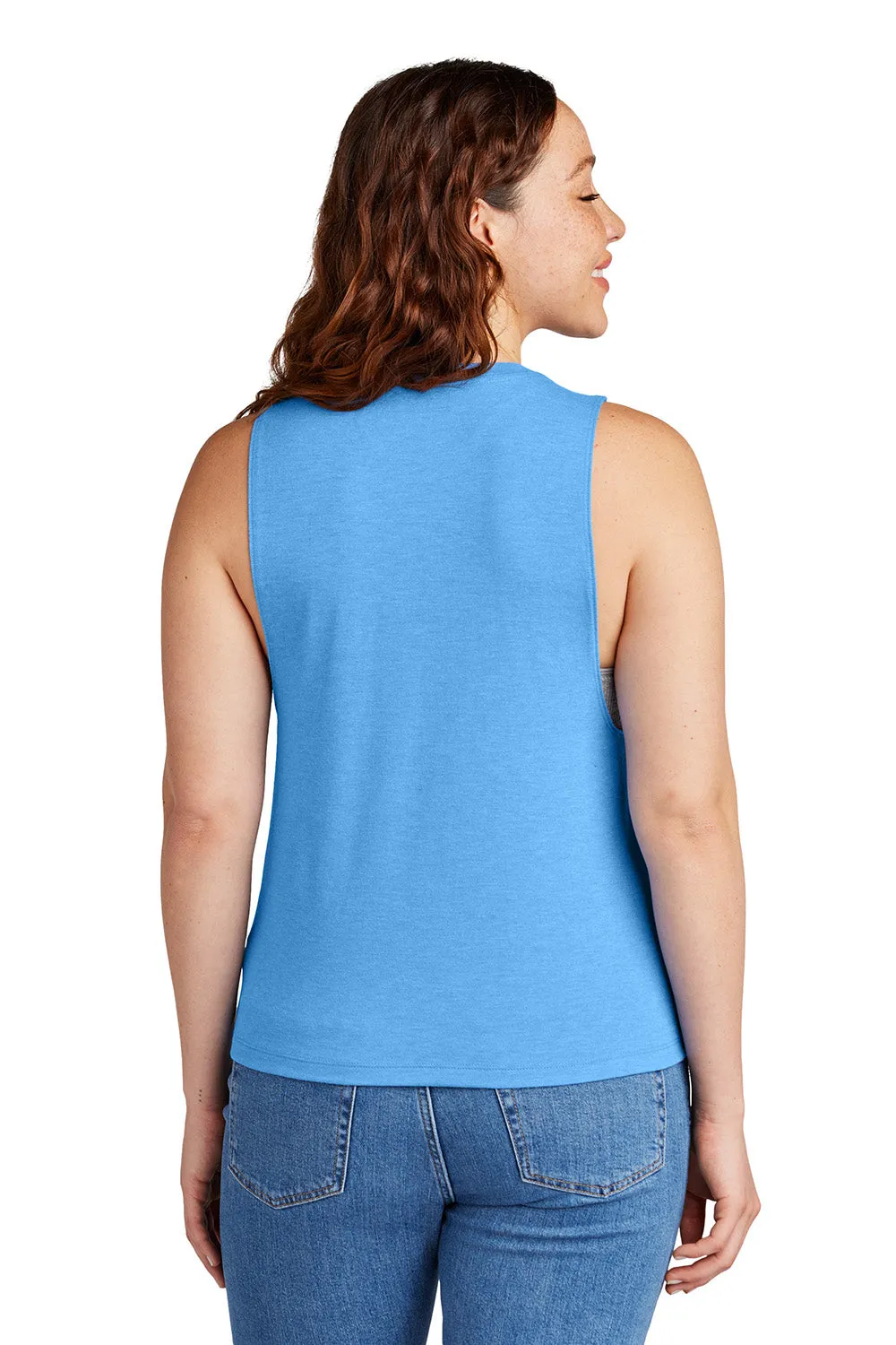 Allmade Womens Muscle Tank Top - Azure Blue