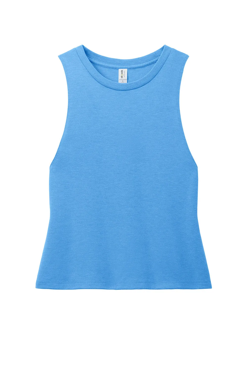 Allmade Womens Muscle Tank Top - Azure Blue