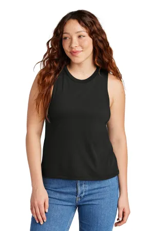 Allmade Womens Muscle Tank Top - Deep Black
