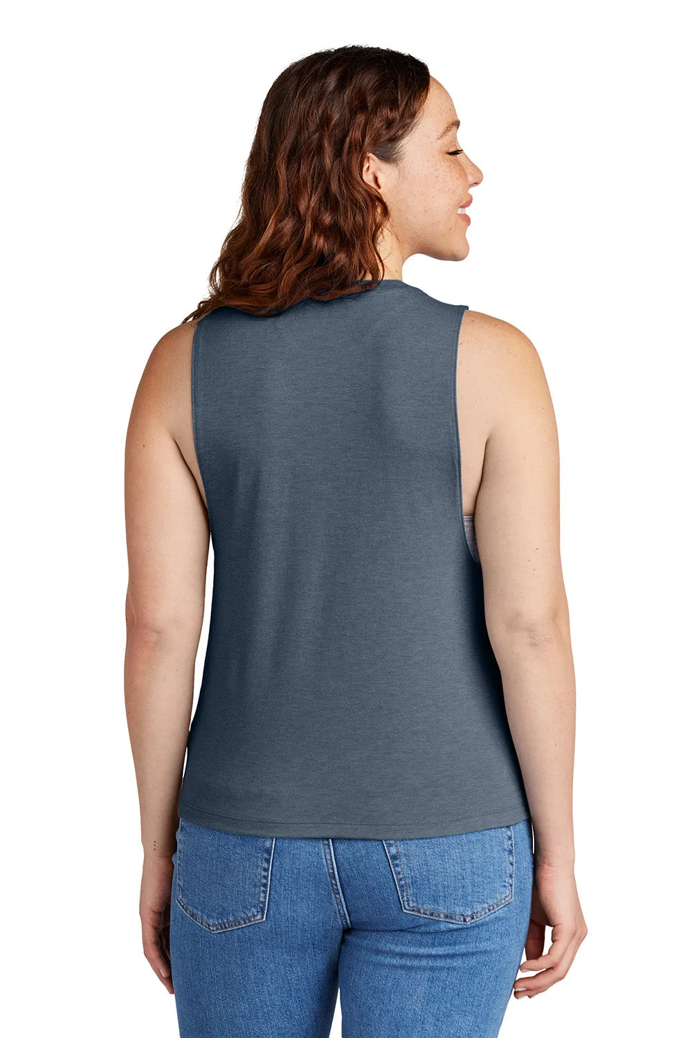 Allmade Womens Muscle Tank Top - Rebel Blue