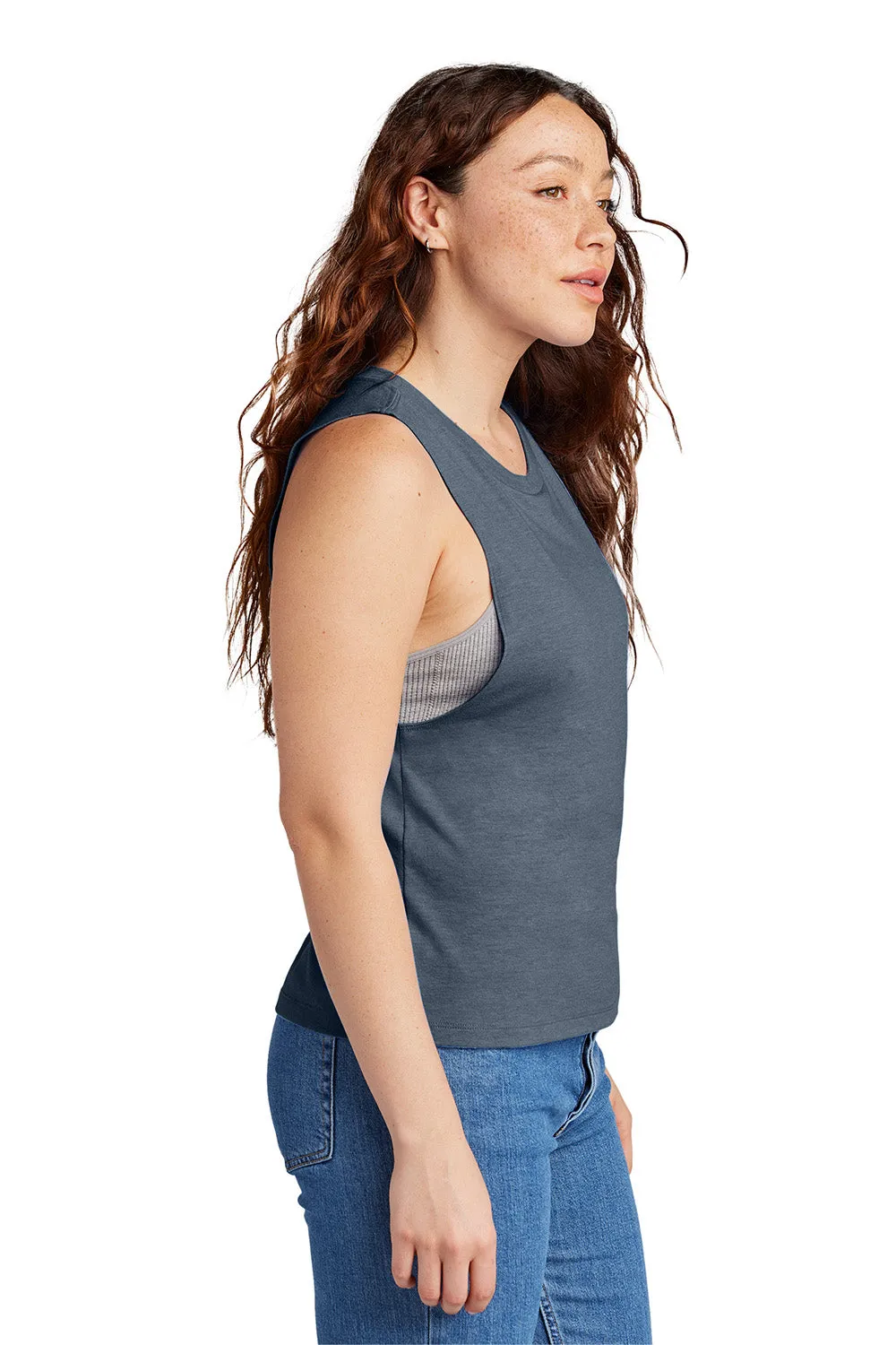 Allmade Womens Muscle Tank Top - Rebel Blue