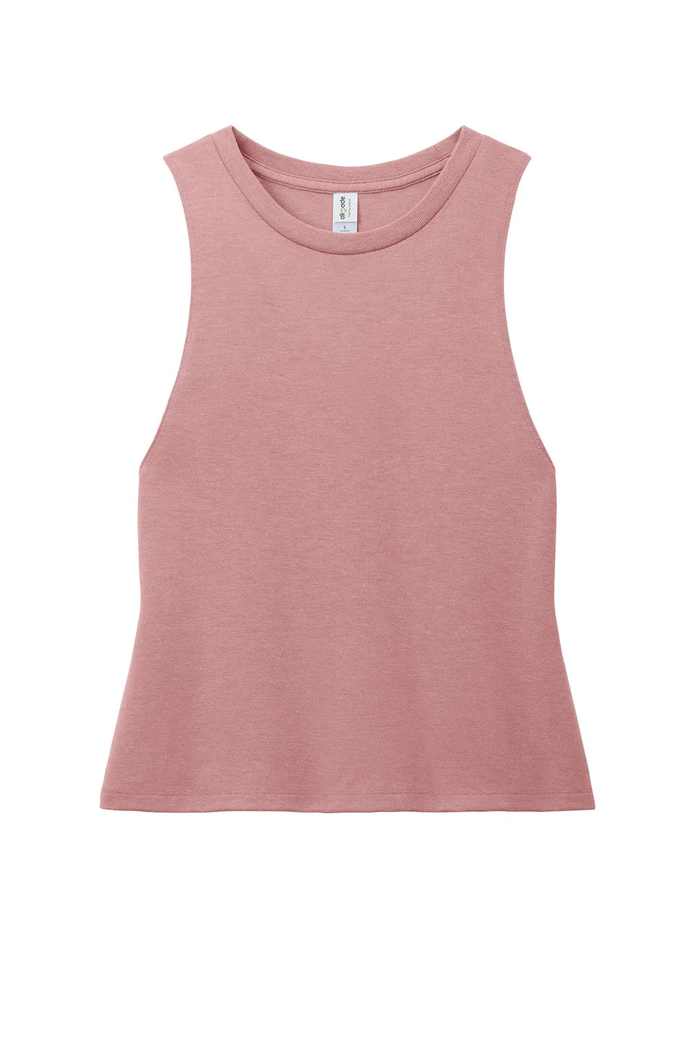 Allmade Womens Muscle Tank Top - Vintage Rose Pink