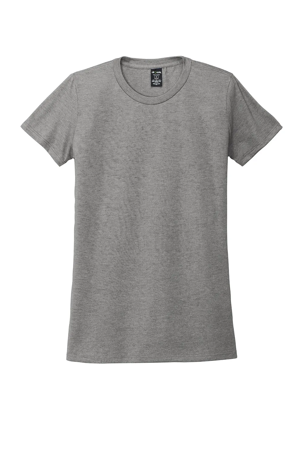 Allmade Womens Short Sleeve Crewneck T-Shirt - Aluminum Grey