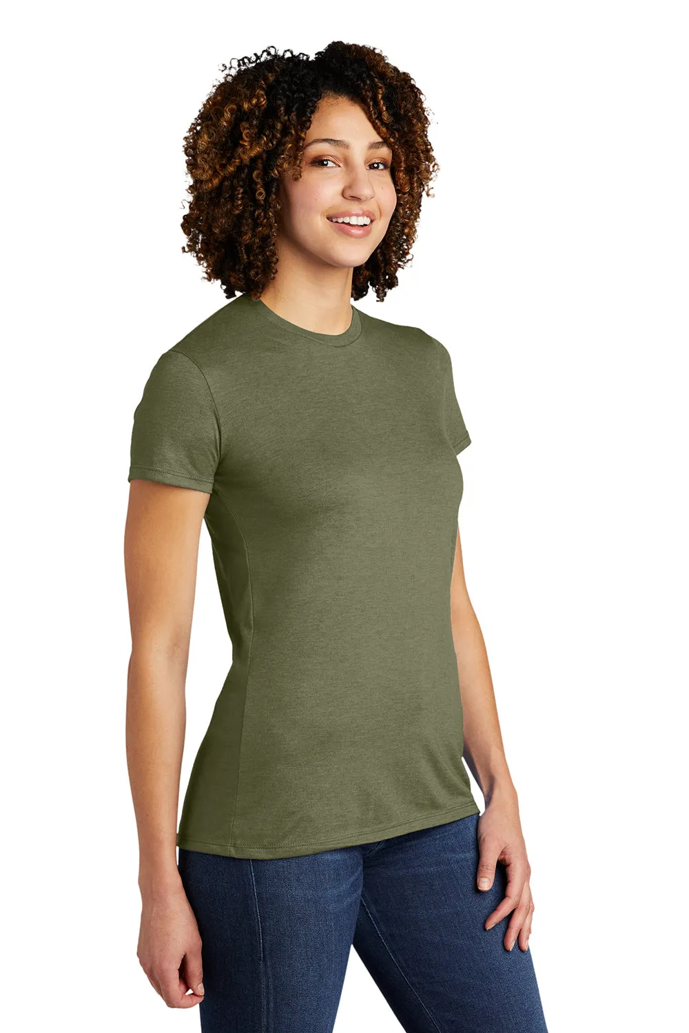 Allmade Womens Short Sleeve Crewneck T-Shirt - Olive You Green