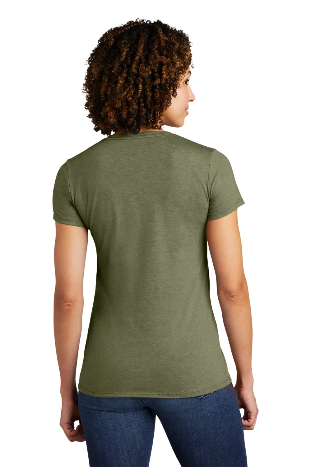 Allmade Womens Short Sleeve Crewneck T-Shirt - Olive You Green