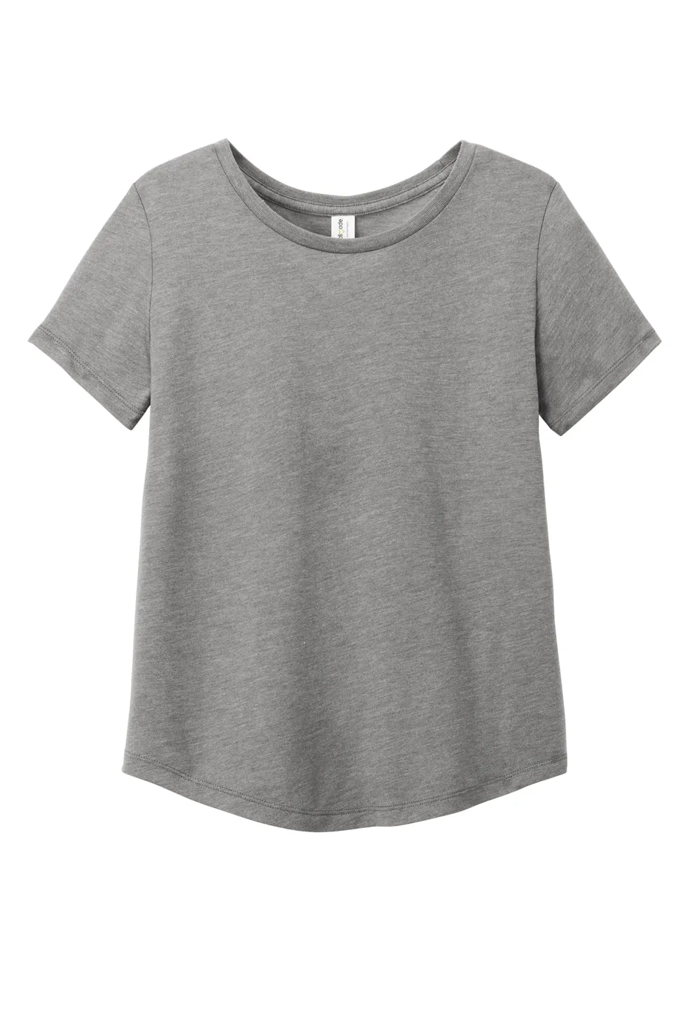 Allmade Womens Short Sleeve Scoop Neck T Shirt - Aluminum Grey