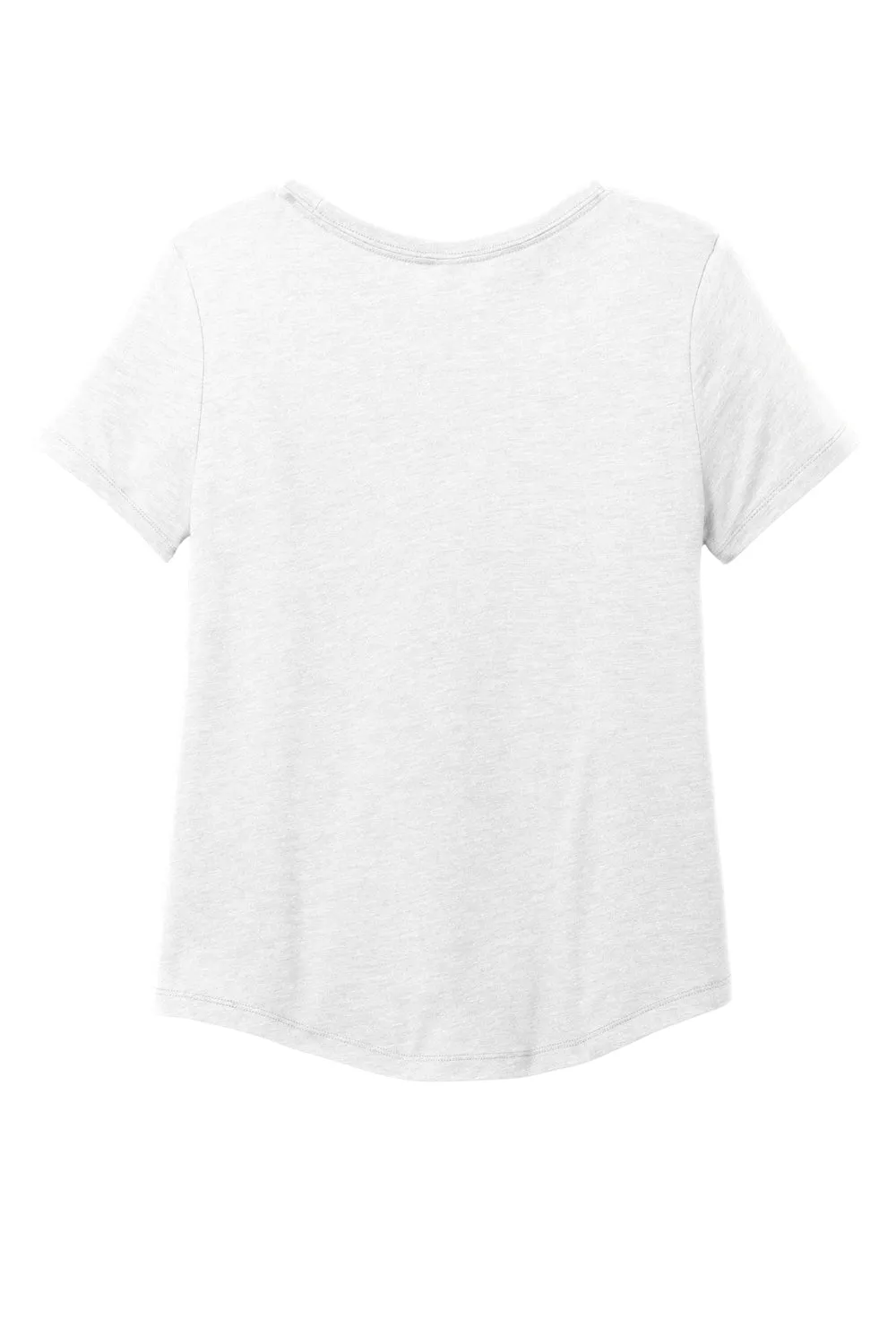 Allmade Womens Short Sleeve Scoop Neck T Shirt - Fairly White