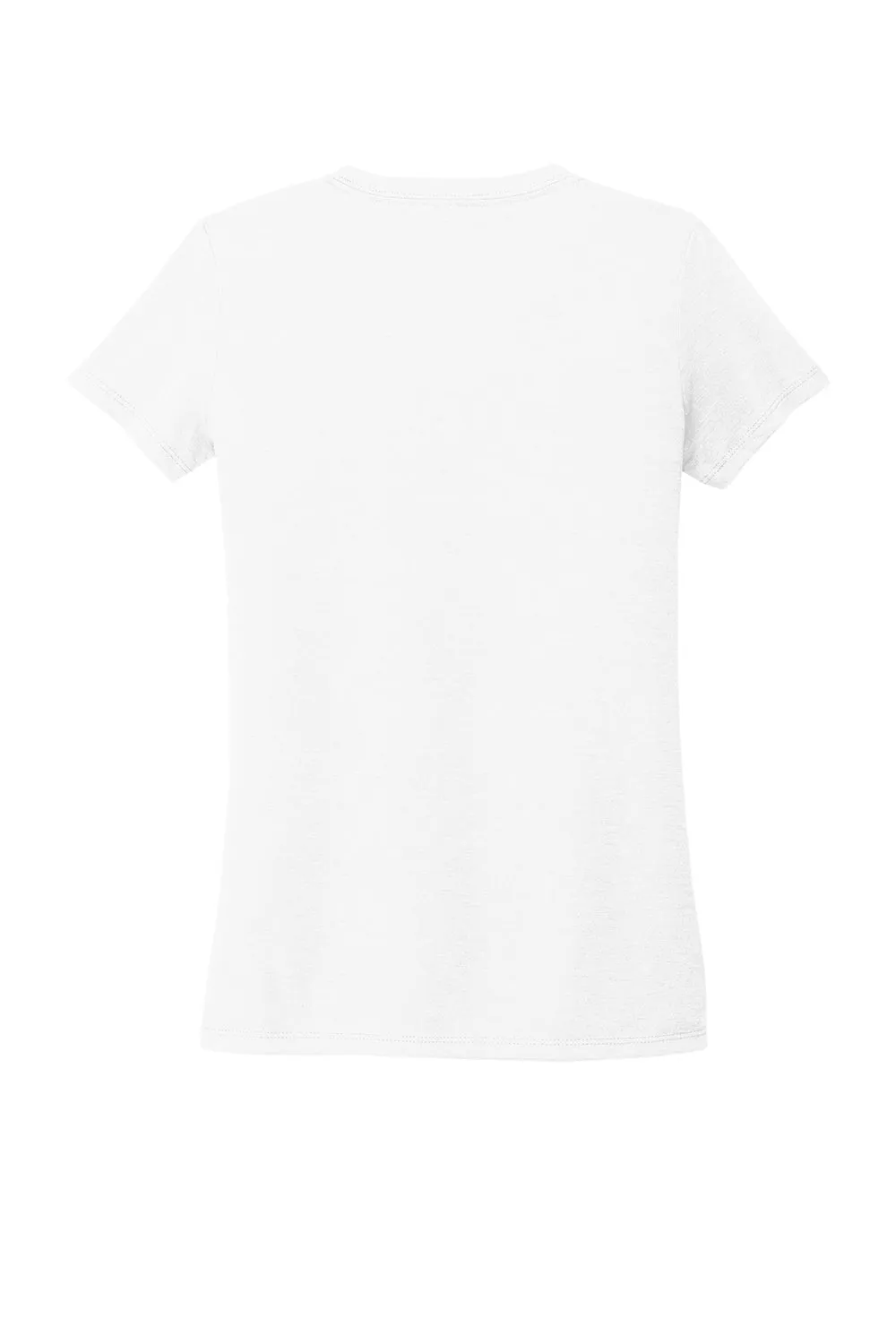 Allmade Womens Short Sleeve V-Neck T-Shirt - Bright White