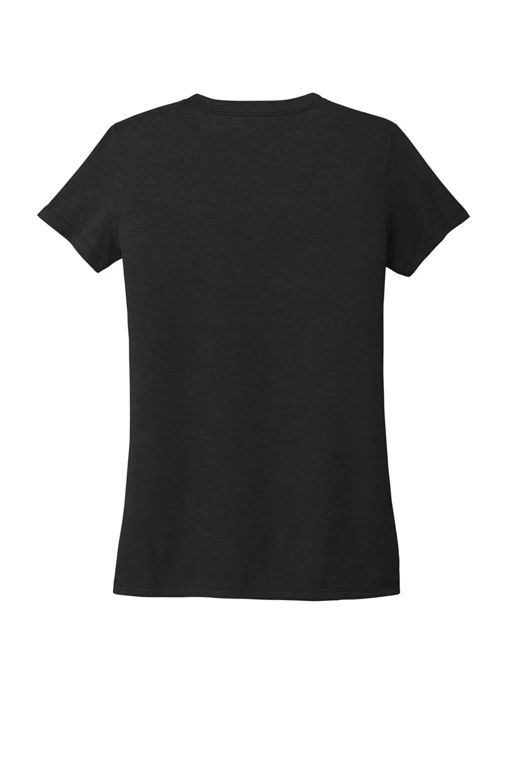 Allmade Womens Short Sleeve V-Neck T-Shirt - Deep Black