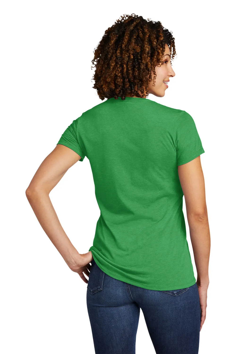 Allmade Womens Short Sleeve V-Neck T-Shirt - Enviro Green
