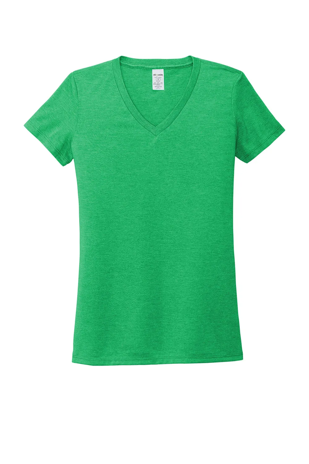 Allmade Womens Short Sleeve V-Neck T-Shirt - Enviro Green