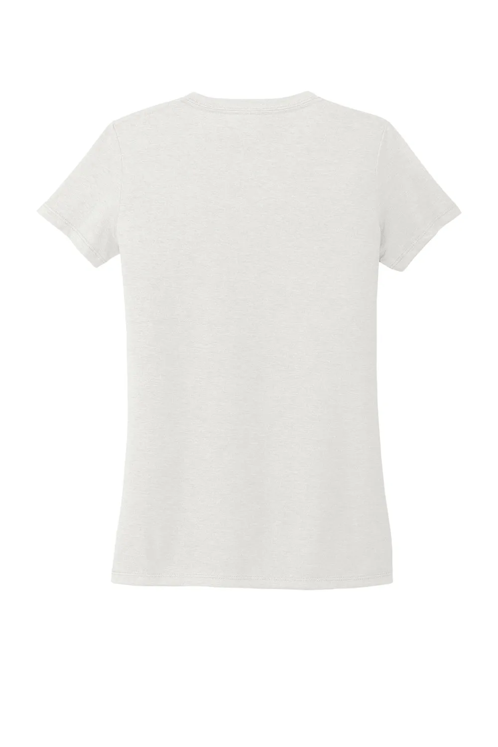 Allmade Womens Short Sleeve V-Neck T-Shirt - Fairly White